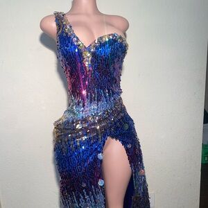 Beautiful Multi Color Ball Gown